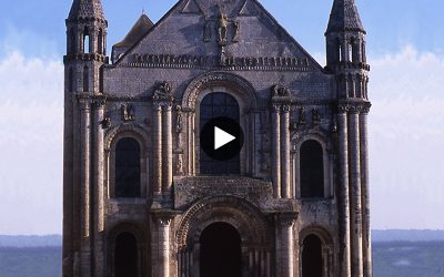 Video:  Facade of the abbey of Saint-Jouin-de-Marnes